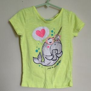 3 for $10 Bundle Sale! Carter's Narwhal Just Be Your Selfie T-Shirt Size 4-5